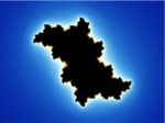 Sammenhengende Julia-mengde med c=0,6i.