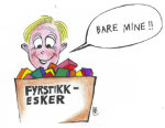 Fargerike fyrstikker