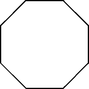 Regulær åttekant.