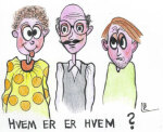 Tre menn på en benk